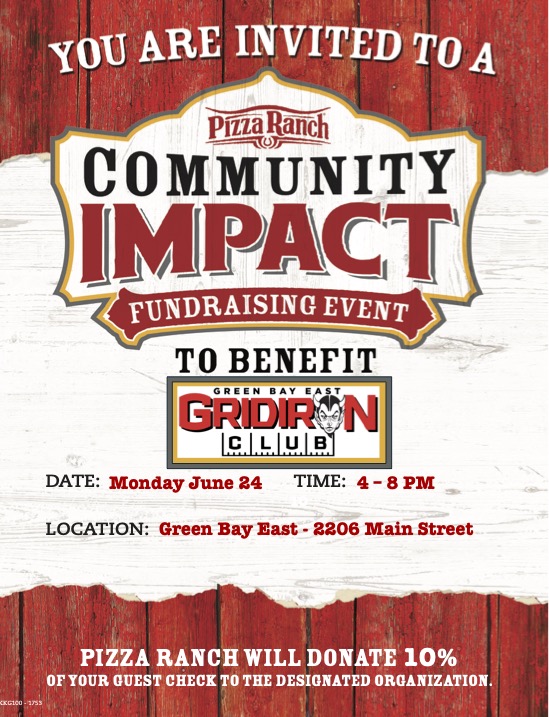 Join Us for a Pizza Ranch Community Impact Fundraising&nbsp;Event