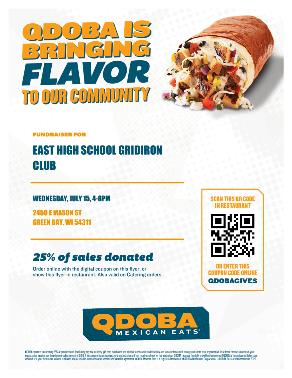 QDOBA Fundraiser